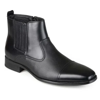 Vance Alex Medium And Wide Width Chelsea Boot In Black