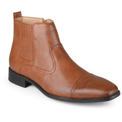 Vance Alex Medium And Wide Width Chelsea Boot In Brown