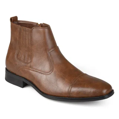 Vance Alex Medium And Wide Width Chelsea Boot In Brown