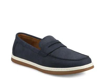 Vance Brantley Penny Loafer In Blue