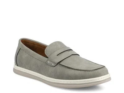 Vance Brantley Penny Loafer In Gray