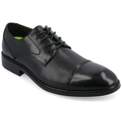 Vance Chandler Cap Toe Dress Shoe In Black