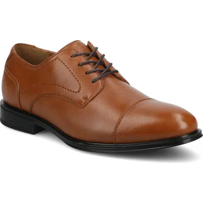 Vance Co. Vance Co Alec Cap Toe Derby In Tan