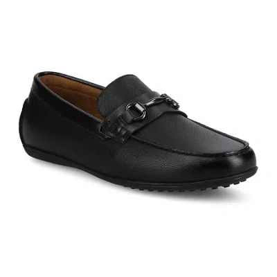 Vance Co. Charles Mens Moc Closed Toe Loafers In Black