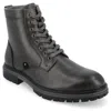 Vance Co. Denver Lug Sole Boot In Grey