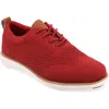 Vance Co. Ezra Mens Wing Closed Toe Oxford Shoes In Red