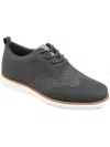 Vance Co. Ezra Mens Knit Lace-up Casual And Fashion Sneakers In Grey