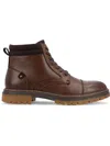 Vance Co. Fegan Cap Toe Boot In Brown