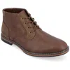 Vance Co. Franco Wide Width Plain Toe Chukka Boot In Multi