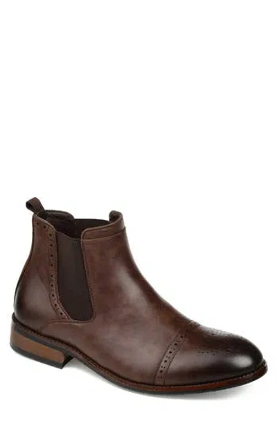 Vance Co. Vance Co Garrett Cap Chelsea Boot In Brown
