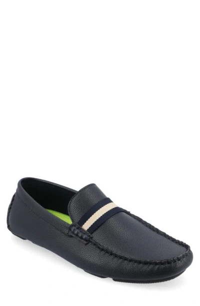 Vance Co. Griffin Tru Comfort Slip-on Driver In Blue