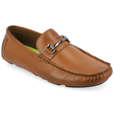 Vance Co. Holden Bit Driving Loafer In Cognac