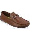 Vance Co. Men's Holden Tru Comfort Foam Slip-on Bit Driving Loafers In Brown