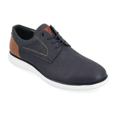 Vance Co. Kirkwell Mens Round Loafers In Blue