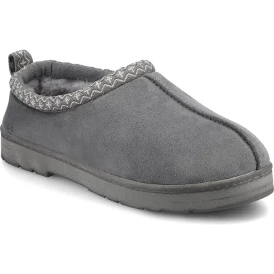 Vance Co. Vance Mens Wheeler Shearling Clog Slipper In Gray