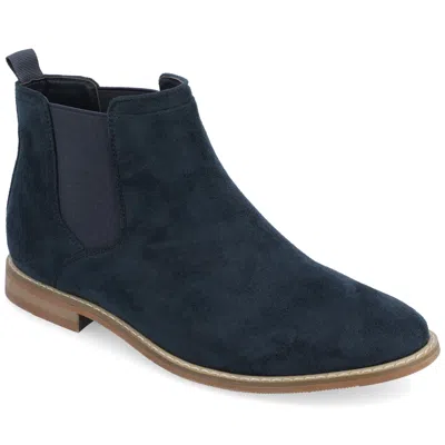 Vance Co. Marshall Wide Width Chelsea Boot In Blue