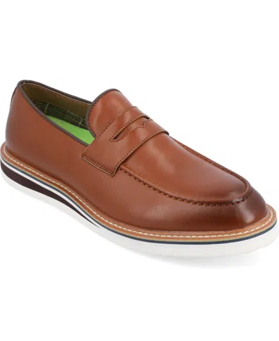 Vance Co. Vance Mens Albert Slip-on Penny Loafer In Brown