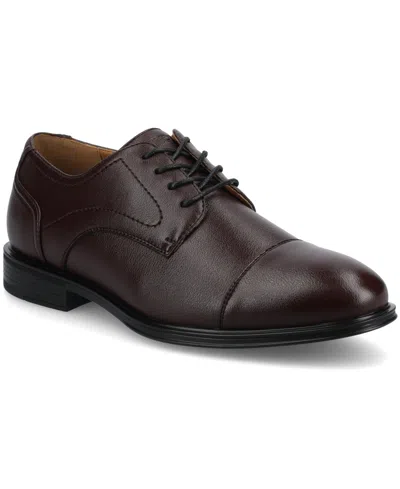 Vance Co. Men's Alec Flexible Oxford Dress Shoe In Oxblood
