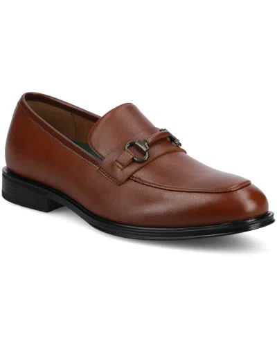 Vance Co. Men's Anthony Flexible Bit Loafers In Brown