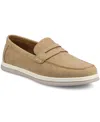 Vance Co. Men's Brantley Casual Flexible Penny Loafers In Taupe