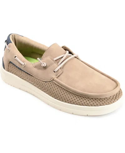 Vance Co. Men's Carlton Casual Slip-on Sneakers In Taupe