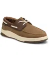 Vance Co. Men's Catamaran Low Top Flexible Boat Shoe Sneaker In Brown