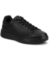 Vance Co. Men's Colt Comfort Low Top Flexible Court Sneaker In Black