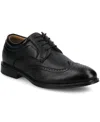 Vance Co. Men's Cormac Comfort Flexible Wingtip Oxford Dress Shoe In Black