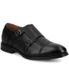Vance Co. Men's Dillon Comfort Double Monk Strap Dress Shoe In Black