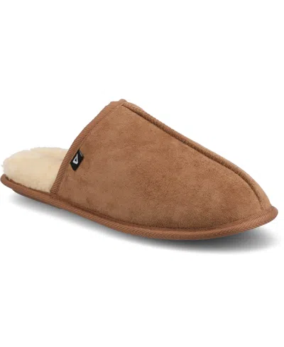 Vance Co. Men's Duncan Scuff Slipper In Chestnut