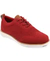 Vance Co. Ezra Mens Wing Closed Toe Oxford Shoes In Red