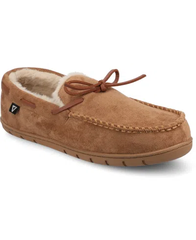Vance Co. Hayden Mens Slip-on Slippers In Brown