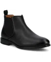 Vance Co. Mens Block Heel Chelsea Boots In Black