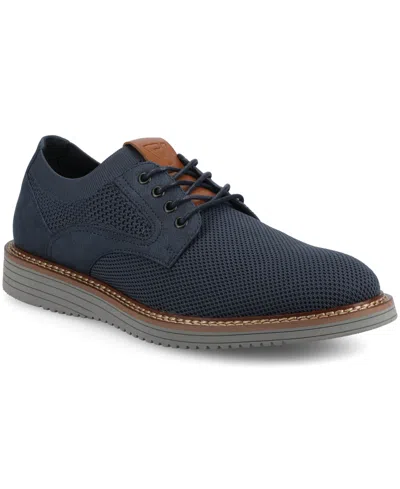 Vance Co. Men's Merrick Comfort Dress Shoe In Navy