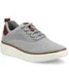 Vance Co. Men's Norris Comfort Casual Knit Sneakers In Grey