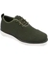 Vance Co. Men's Novak Tru Comfort Foam Knit Lace-up Round Toe Dress Shoes In Olive