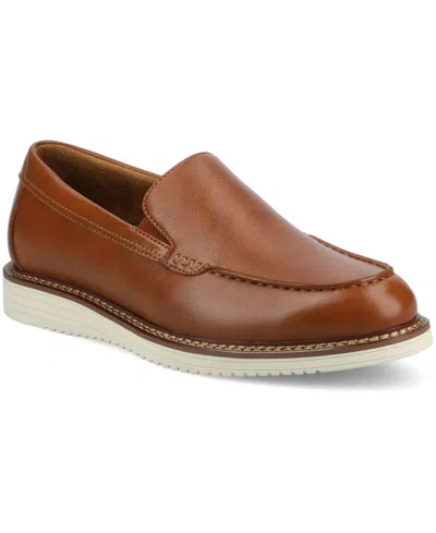 Vance Co. Men's Oneal Comfort Loafer Dress Shoe In Tan