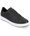 Vance Co. Men's Robby Casual Lace Up Sneakers In Black