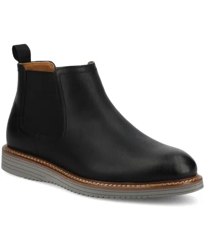 Vance Co. Men's Salter Comfort Chelsea Boot In Black