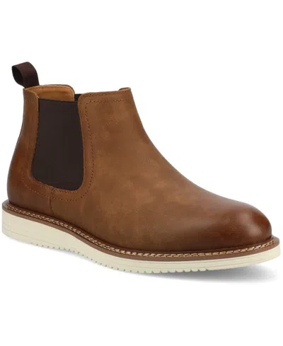 Vance Co. Men's Salter Comfort Chelsea Boot In Walnut