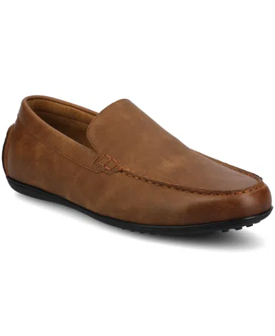 Vance Co. Men's Sergio Comfort Loafers In Walnut
