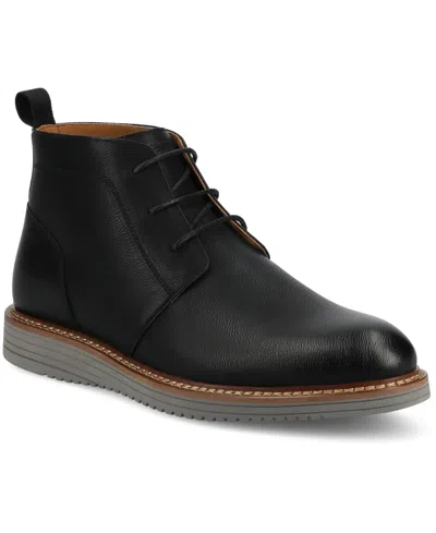 Vance Co. Men's Stratton Comfort Chukka Boot In Black