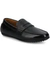 Vance Co. Men's Yates Comfort Driving Penny Loafers In Black