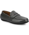 Vance Co. Men's Yates Comfort Driving Penny Loafers In Gray
