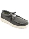 Vance Co. Moore Mens Slip-on Memory Foam Loafers In Grey