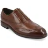 Vance Co. Nikola Tru Comfort Wingtip Slip-on Oxford In Brown