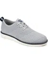 Vance Co. Men's Novak Wide Width Tru Comfort Foam Knit Lace-up Round Toe Dress Shoes In Grey