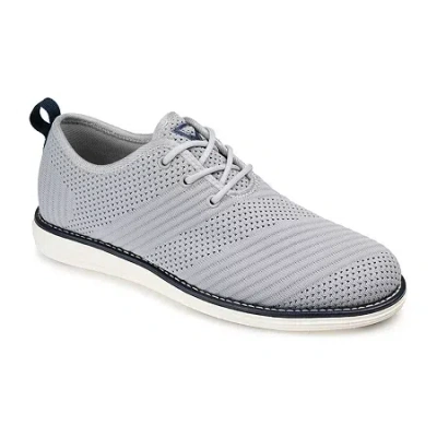 Vance Co. Novak Mens Round Closed Toe Loafers In Gray