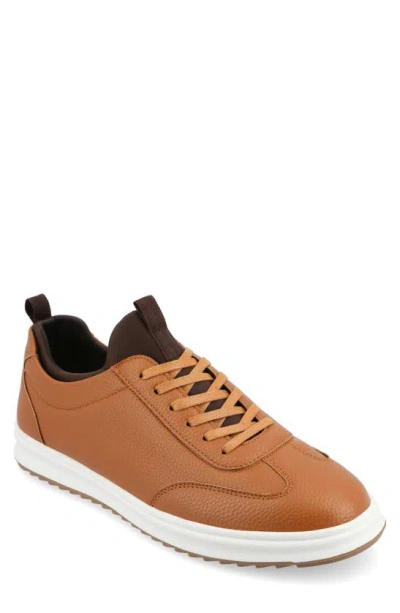 Vance Co. Orton Tru Comfort Low Top Sneaker In Tan