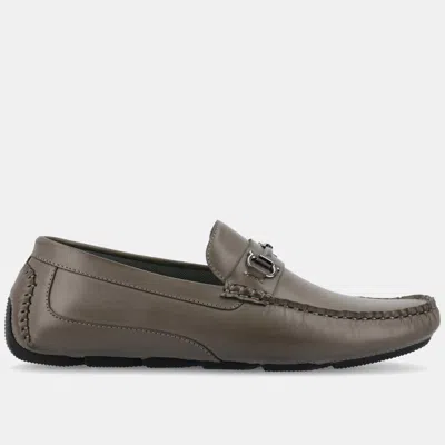 Vance Co. Shoes Holden Bit Driving Loafer In Gray